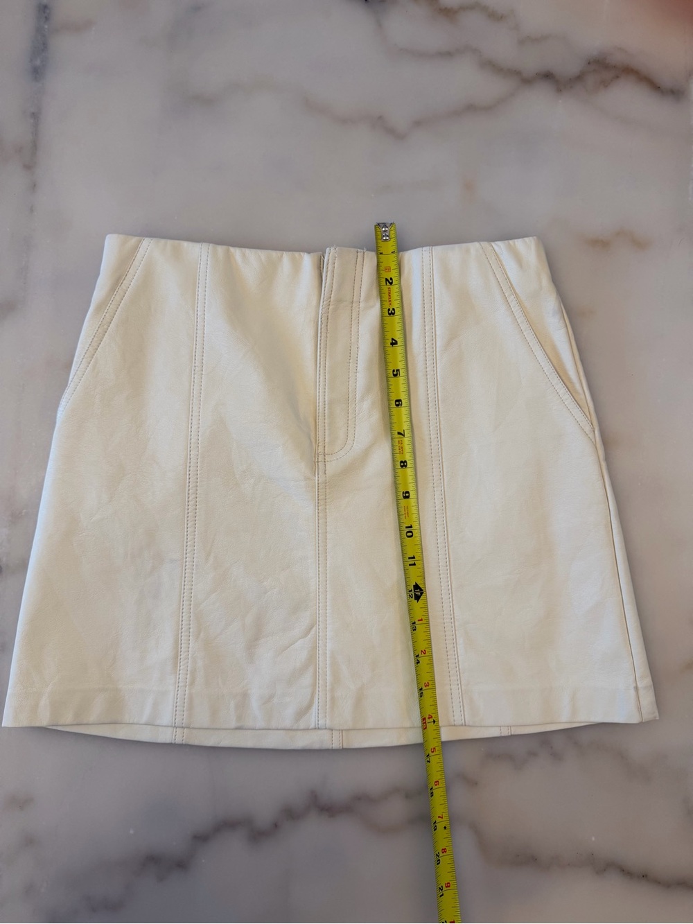 Zara A-line Faux Leather Miniskirt - Picture 5 of 6